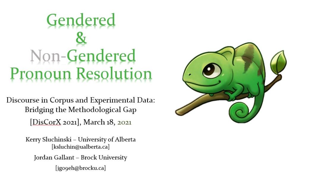 Gendered and Non-Gendered Pronoun Resolution